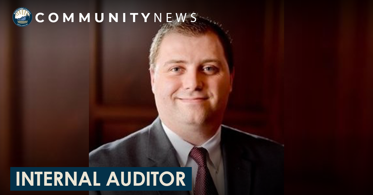 Buncombe Announces New Internal Auditor Dan Keister