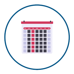 Illustration of calendar