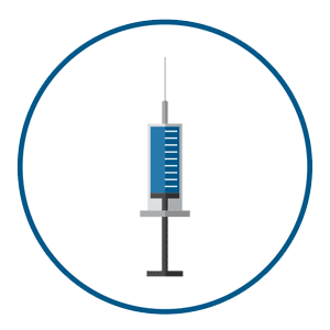Illustraction of vaccine needle