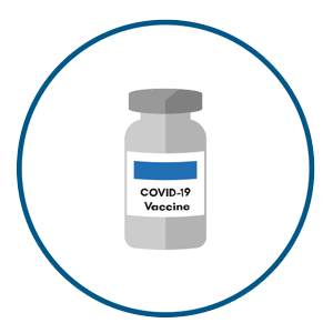 Illustration of COVID-19 vaccine