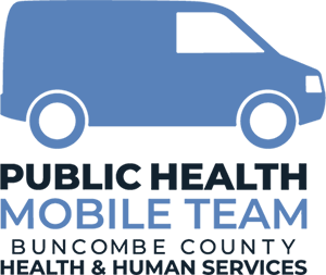 Public Health Mobile Team Logo. Buncombe County Health and Human Services