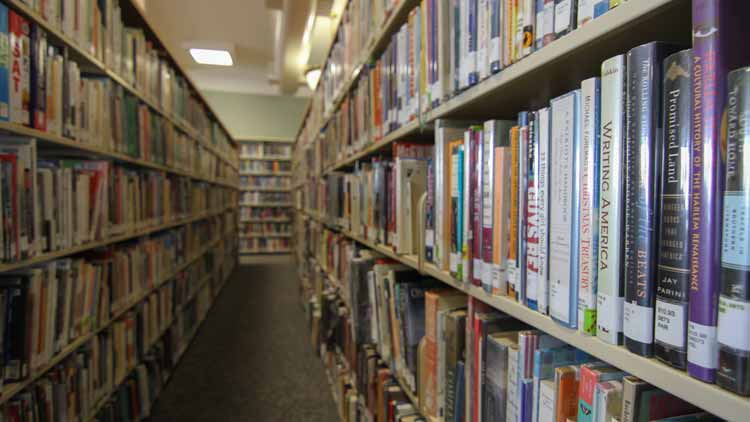 Enka-Candler Library Bookshelf