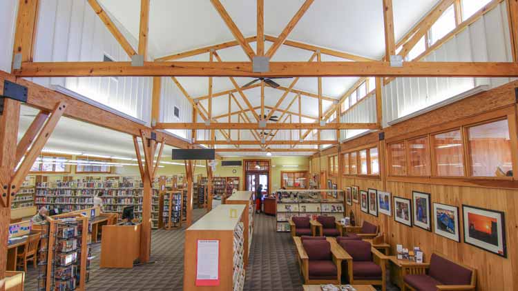 Fairview Library Crossbeams