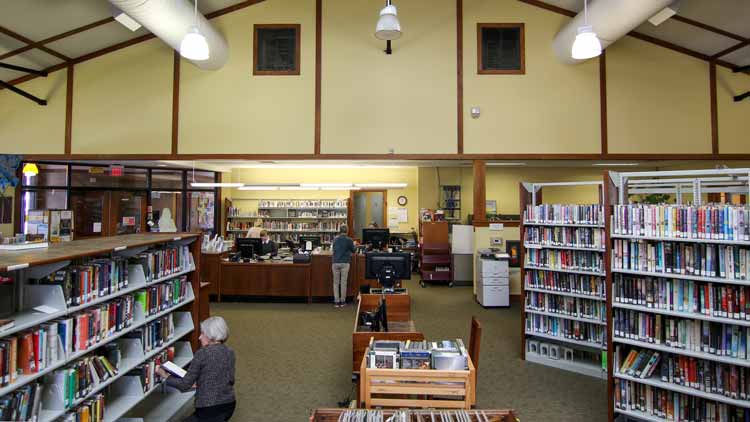 North Asheville Library Front Desk