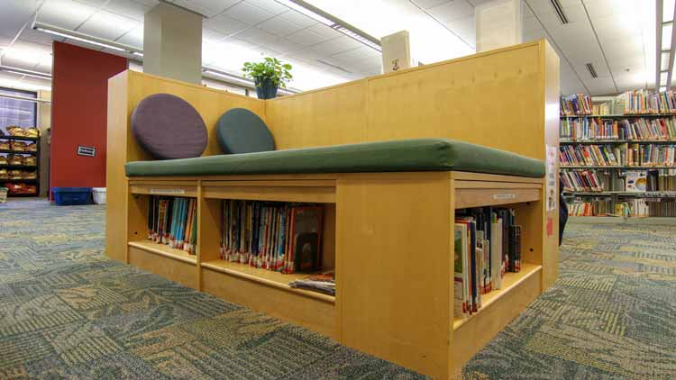 Pack Memorial Library Children's Seating