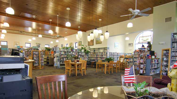 Weaverville Library Interior