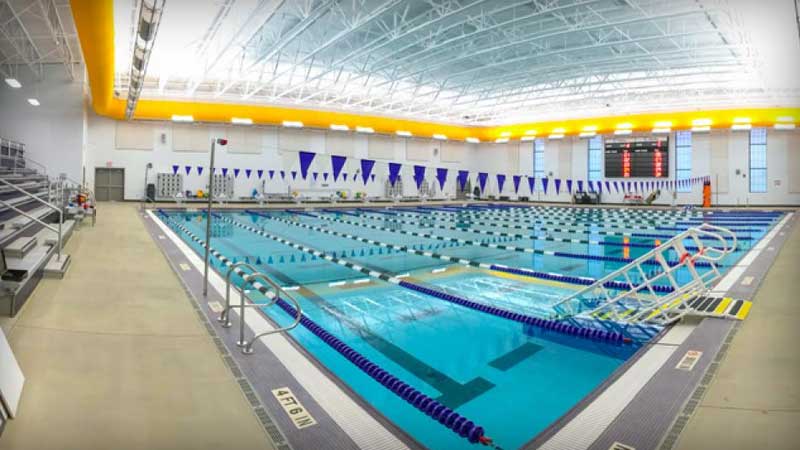 Picture of Aquatics Center Pool.