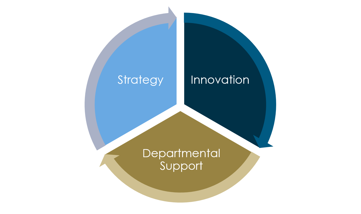 pie chart of Strategy & Innovation cycle